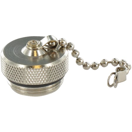 Murrelektronik MVK ACCESSORIES, Connector cap 7/8'' outer thread with chain 55390